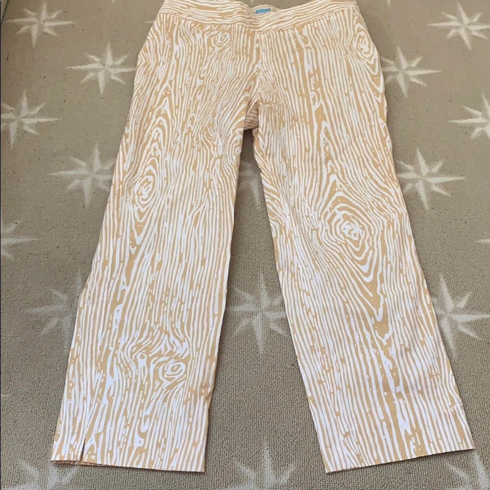J.Mclaughlin animal print capri pants size 0